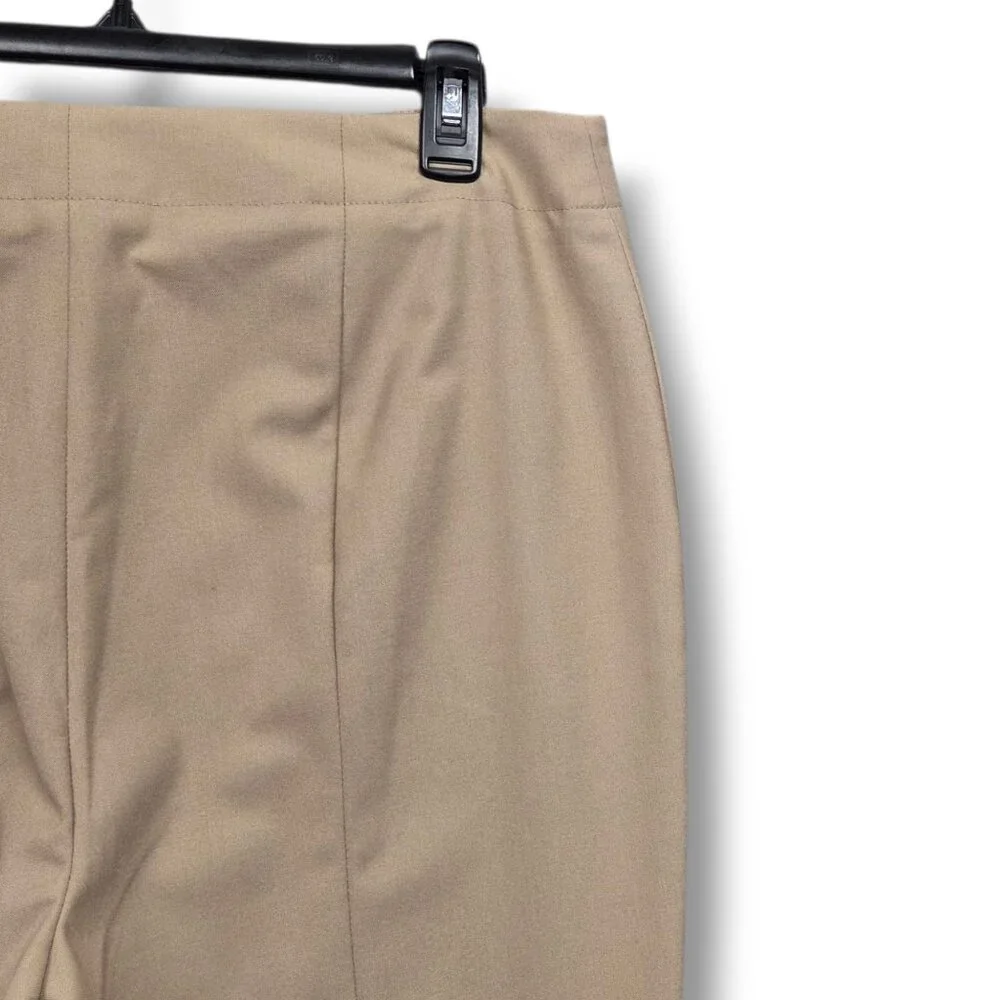 Talbots Hollywood Trouser Womens 14 Beige‎ Straight High Rise